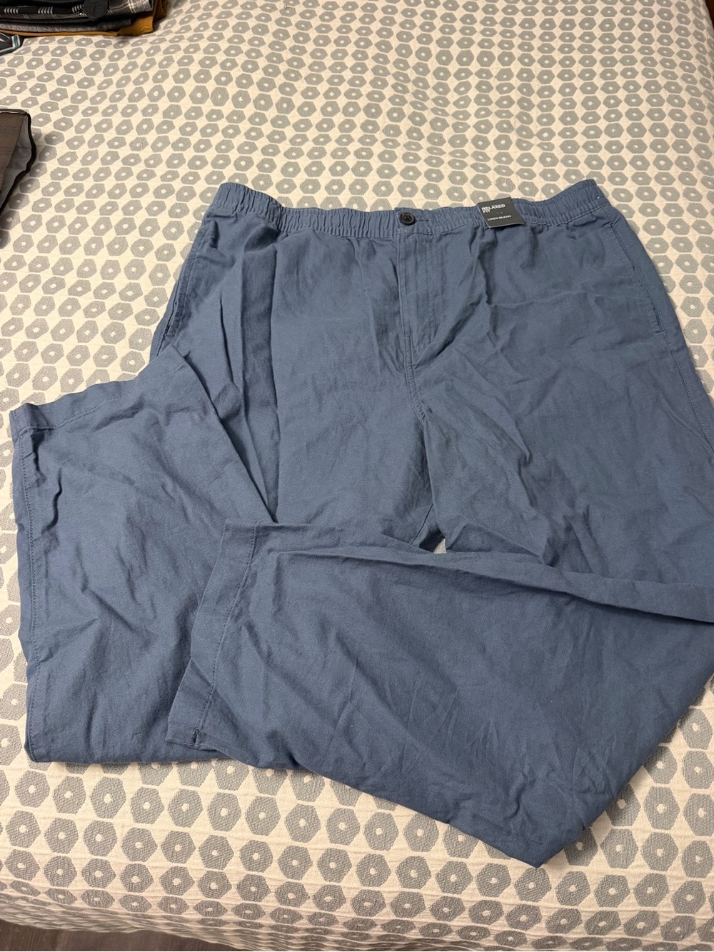 Primark Men's Slate Blue Chino-Style Pants